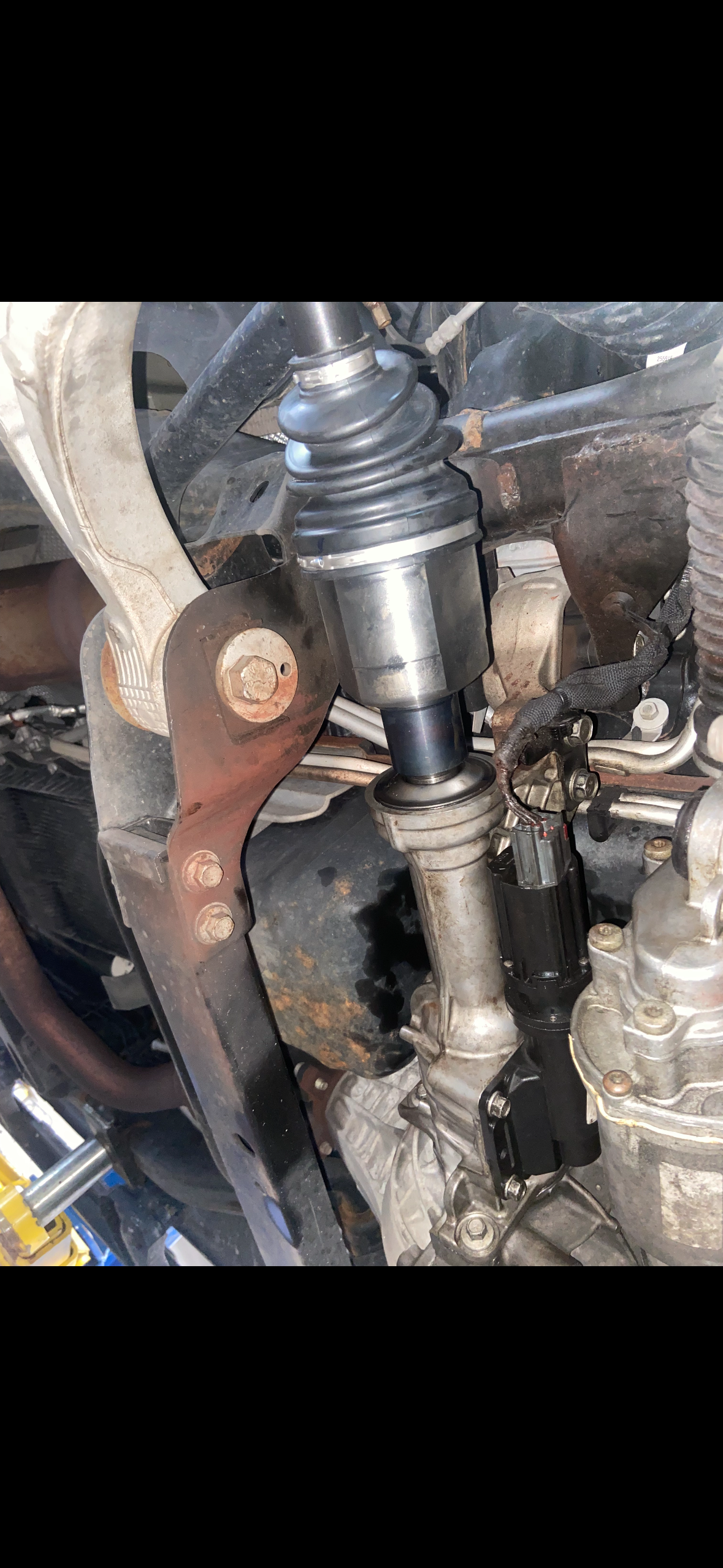 New CV axle and driveshaft installation